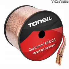 Jaki kabel do głośników 100W? Wybierz OFC 2,5 mm² i nie trać basu!