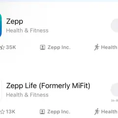 Aplikacje Zepp i Zepp Life do monitorowania zdrowia, idealne do współpracy z wagą Xiaomi.