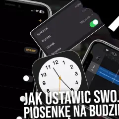 Jak ustawić dzwonek budzika iPhone? Własna piosenka MP3 i Apple Music