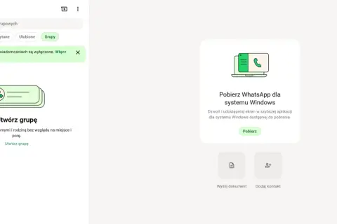 WhatsApp: szukaj w czatach grupowych, twórz grupy, pobierz aplikację na Windows. Co tam u Ciebie?