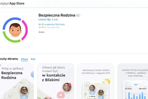 Aplikacja "Bezpieczna Rodzina" pomaga utrzymać kontakt z bliskimi i dbać o ich bezpieczeństwo.