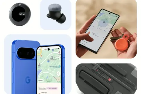 Gdzie jest telefon? Na ekranie smartfona mapa z lokalizacją kluczy i lokalizator MiLi.