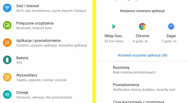 Ustawienia telefonu: Aplikacje i powiadomienia. Dowiedz się, jak wyłączyć powiadomienia w telefonie, aby ograniczyć rozpraszanie.