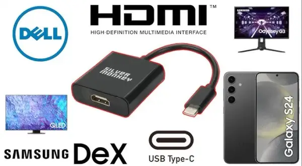 Zmień smartfon w PC! Podłącz telefon do monitora kablem USB-C