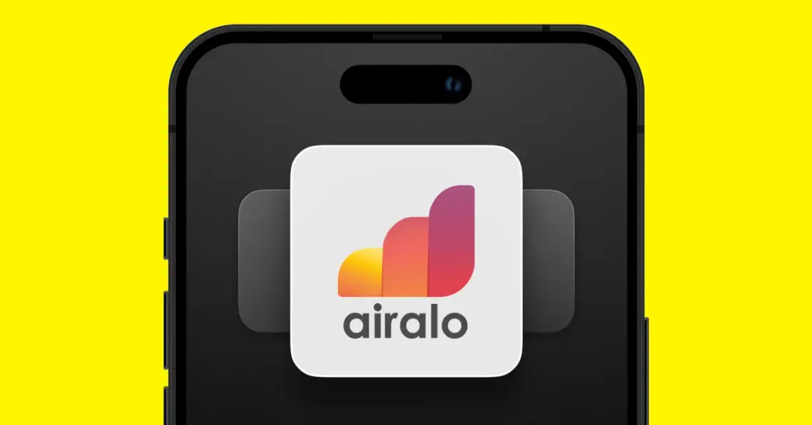 Aplikacja Airalo na telefonie, oferująca wygodne rozwiązania esim dla podróżnych.