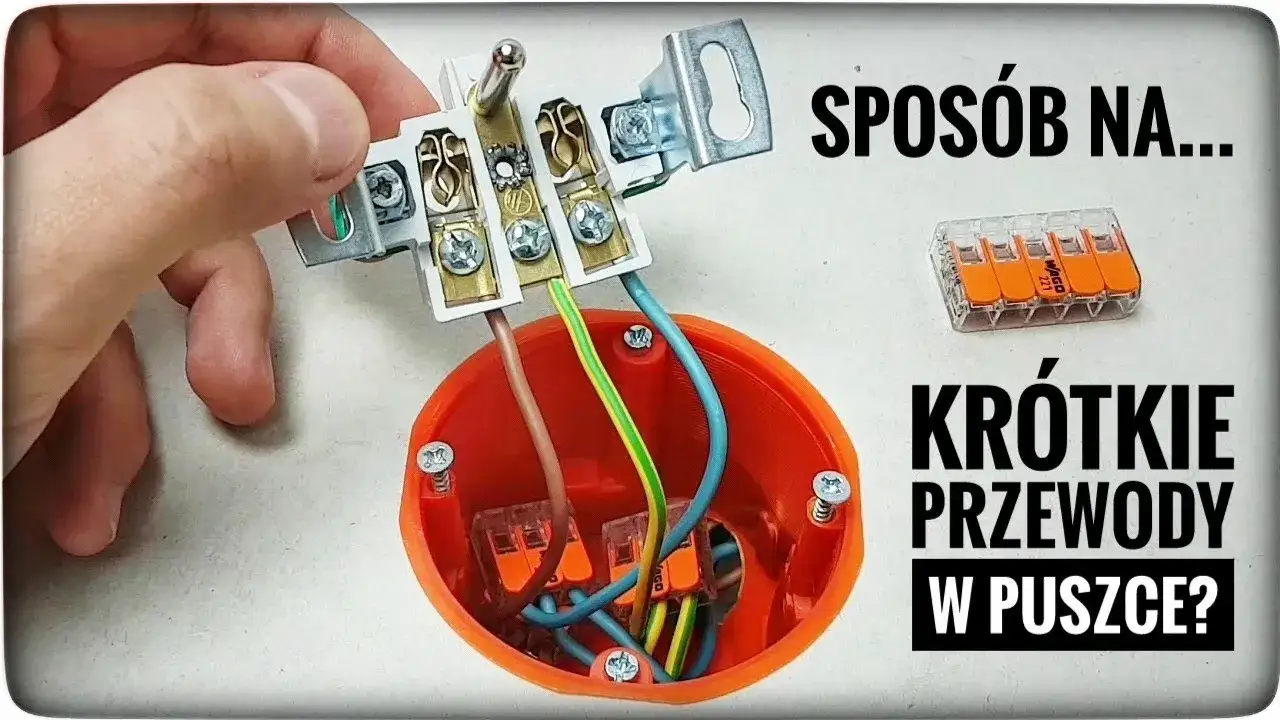 schemat kolorów kabli elektrycznych w puszce