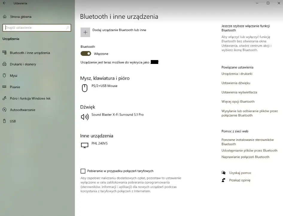 Włączanie Bluetooth Windows 10 Ustawienia Centrum Akcji