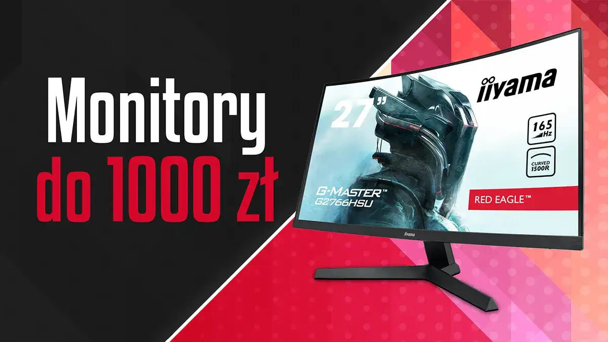 ranking monitor&oacute;w gamingowych do 1000 zł